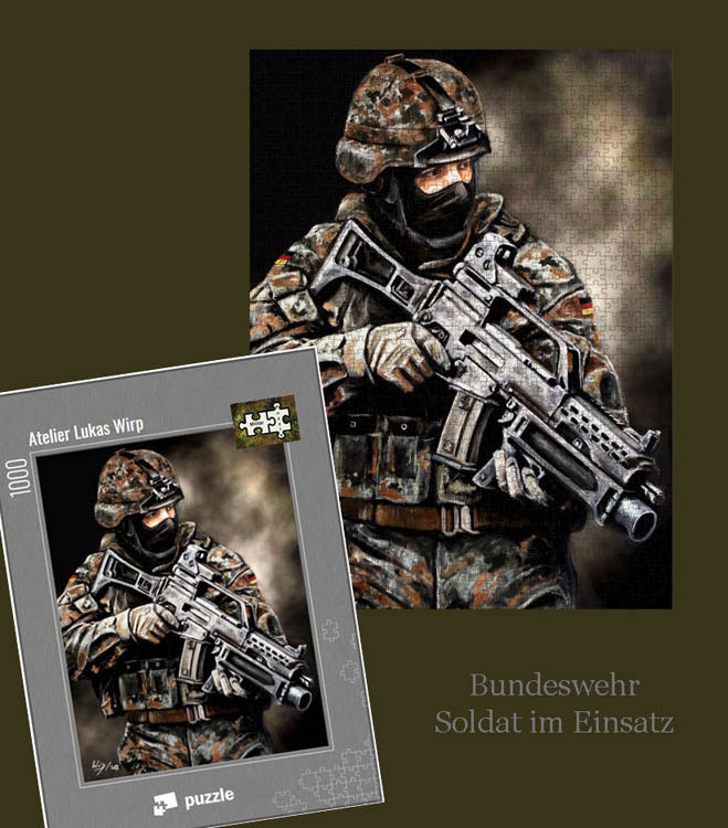 Militär Puzzle Bundeswehr  Soldat